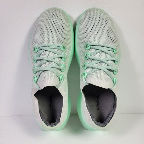 Allbirds Women's Gaia Green Tree Dasher Running Shoe Sz 10 - Picture 7 of 9